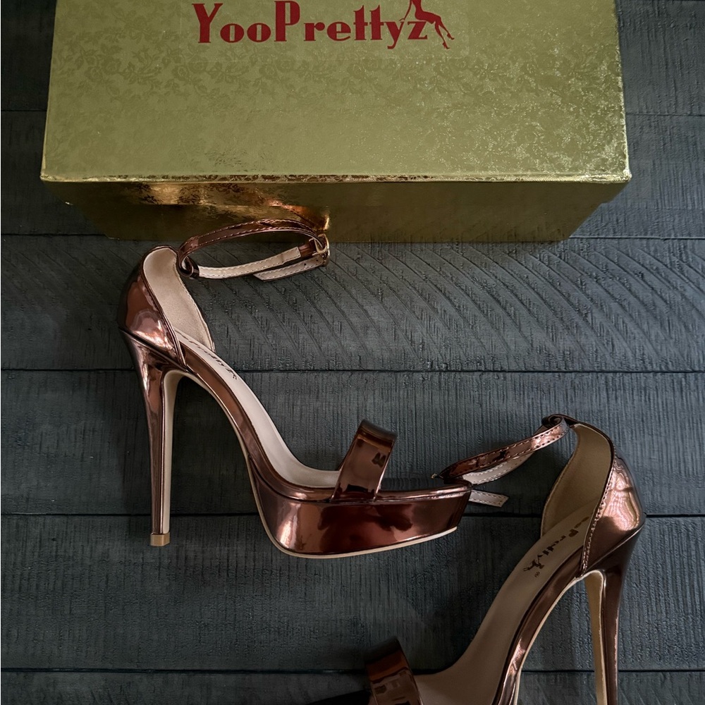 Yoo Prettyz Sandals Bronze Women’s Size 7